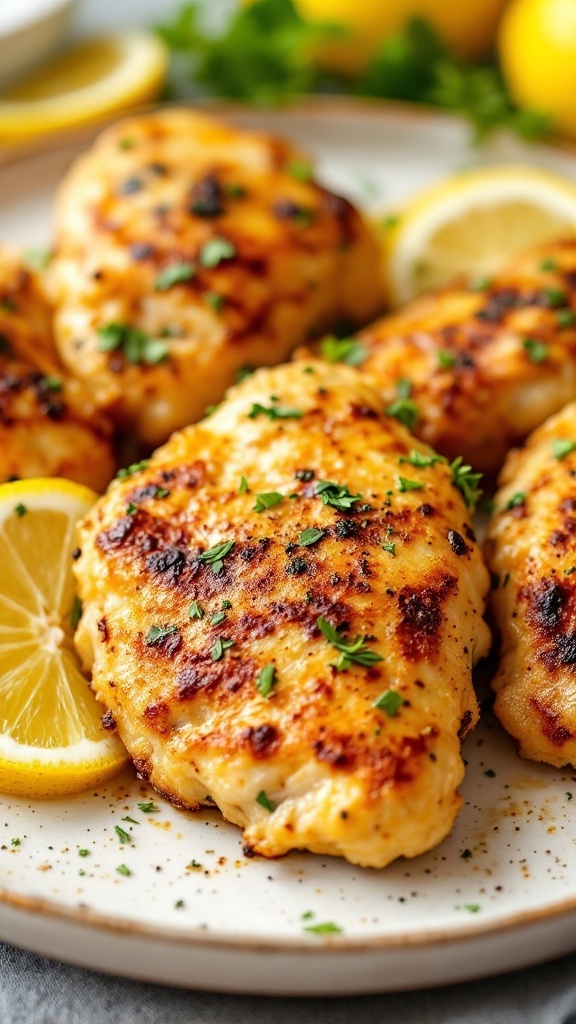 Delicious Lemon Garlic Herb Chicken Thighs